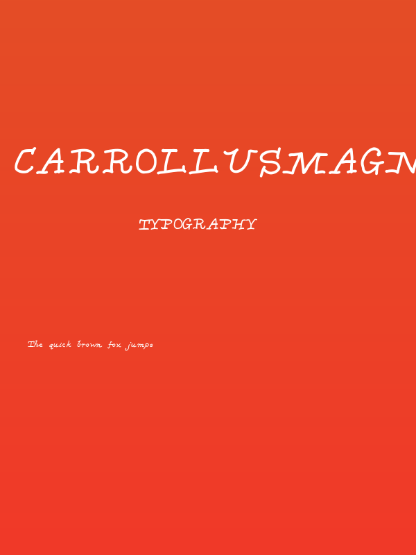 CarrollusMagnus Poster