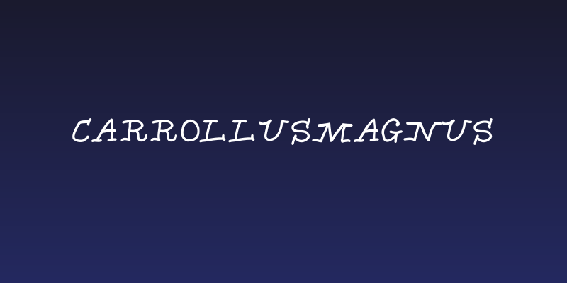 CarrollusMagnus Social Header