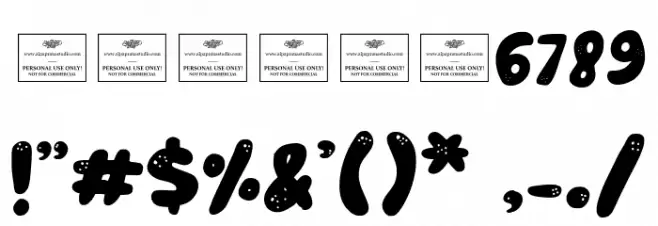 Carrots Font Alte caractere