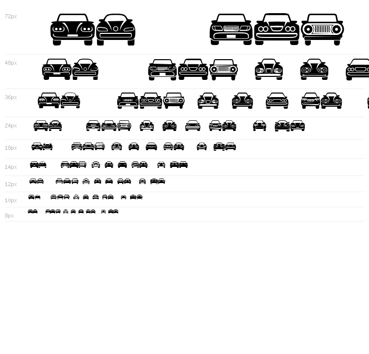 Cars Regular Waterfall