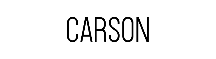 Carson  Fuentes Gratis Descargar