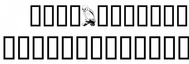 Carsten'sOwls Font Litere mari