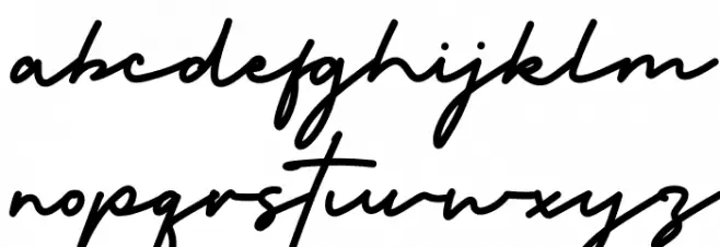 Carstenz 字体 小写
