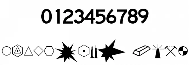 Carta-Normal Font OTHER CHARS