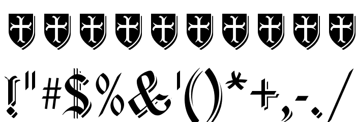CartaMagna-Line Font OTHER CHARS