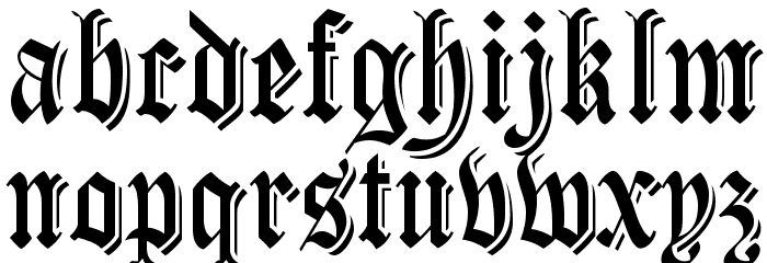 CartaMagna-Line Font LOWERCASE
