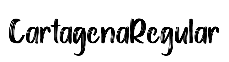 Cartagena Regular  font caratteri gratis