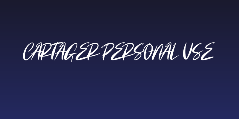 Cartager Personal Use Social Header