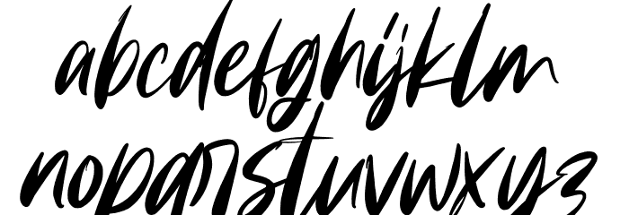 Cartager Personal Use Font LOWERCASE