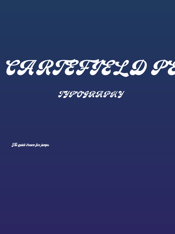 Cartefield PERSONAL USE Regular Poster