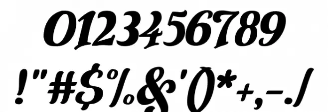 Carten Font OTHER CHARS