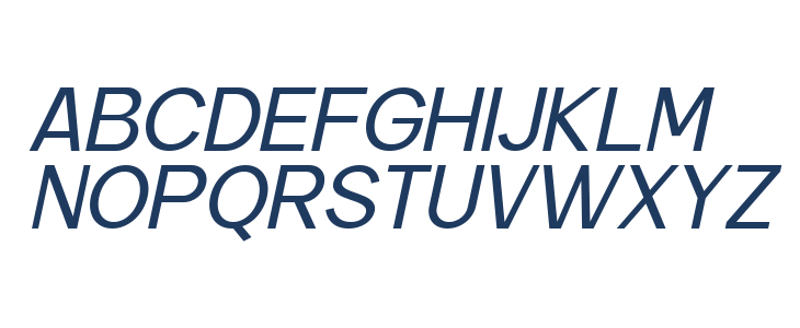 Carteny DEMO Italic Uppercase