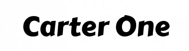 Carter One  Fuentes Gratis Descargar