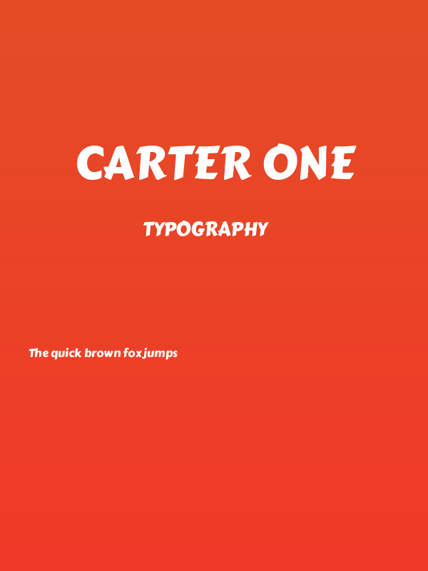Carter One Poster