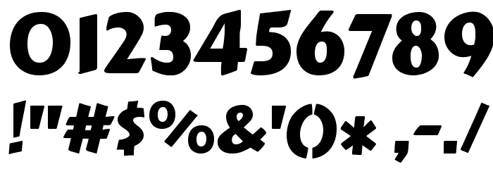 CarterOne Font OTHER CHARS