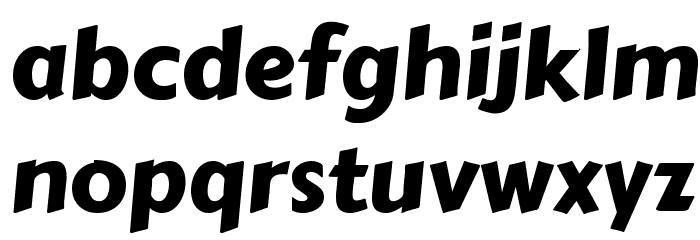 CarterOne Font LOWERCASE