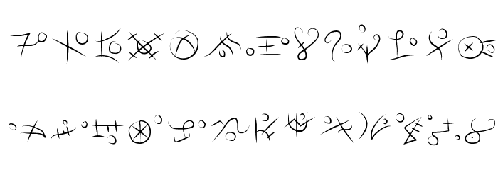 CartersFont Font OTHER CHARS