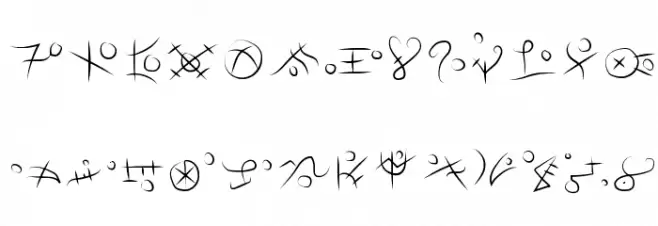 CartersFont Font OTHER CHARS