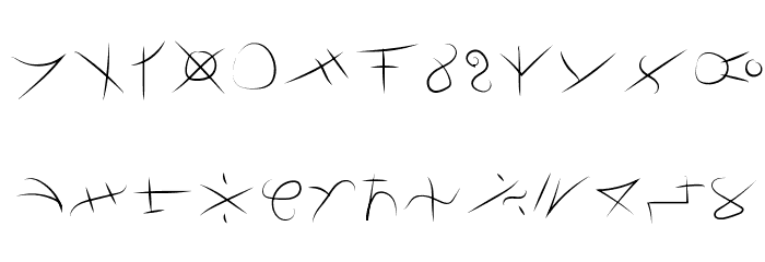 CartersFont Font LOWERCASE