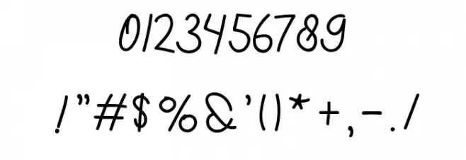 Cartier Font OTHER CHARS