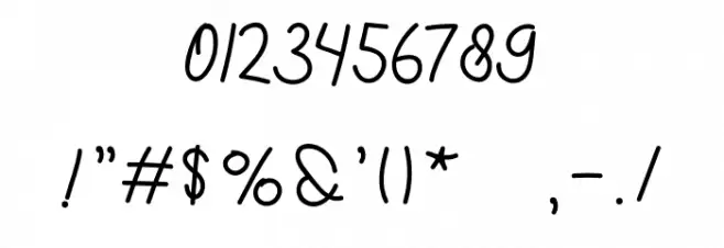 Cartier Font OTHER CHARS