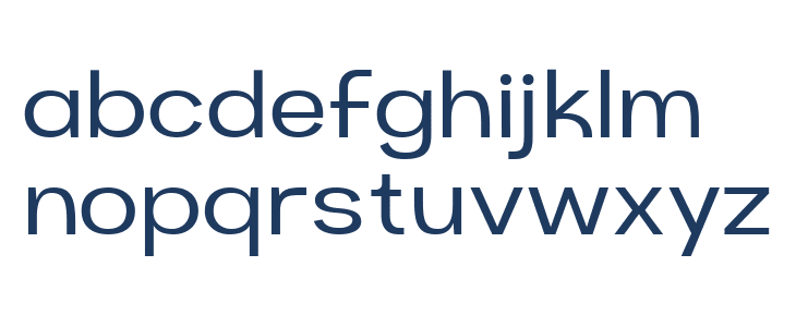 Cartio Trial Regular Lowercase