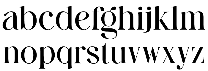 Cartis Beautyful Font LOWERCASE