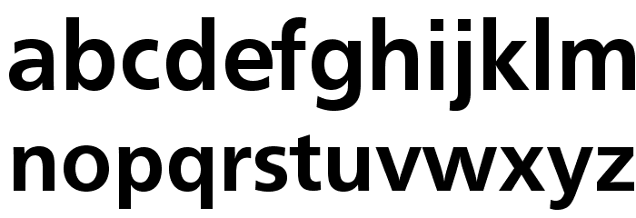 CartoGothicStd-Bold Font LOWERCASE