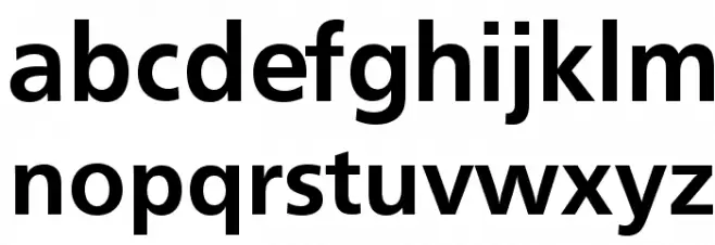 CartoGothicStd-Bold Font LOWERCASE