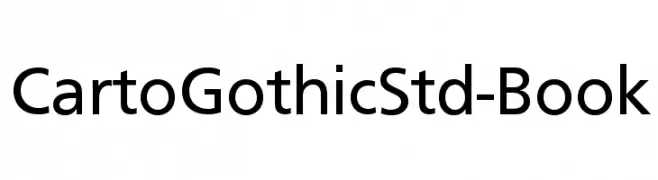 CartoGothicStd-Book  Free Fonts Download
