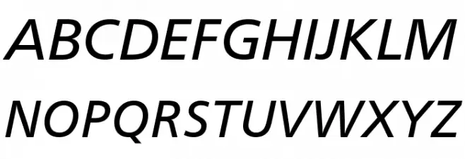 CartoGothicStd-Italic Fuentes MAYÚSCULAS