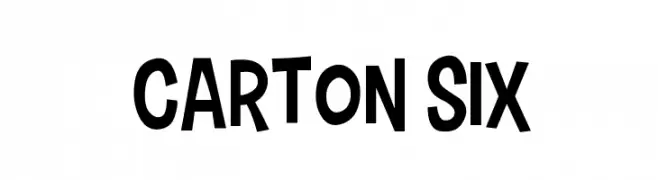Carton Six  Fuentes Gratis Descargar
