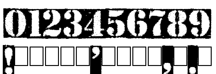 Carton Font OTHER CHARS