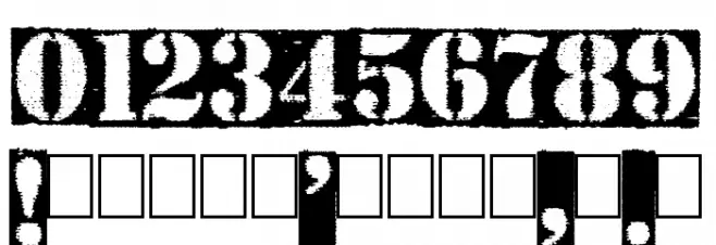 Carton Font OTHER CHARS