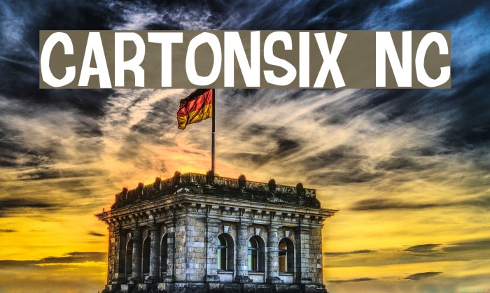 Cartonsix NC Schriftart examples
