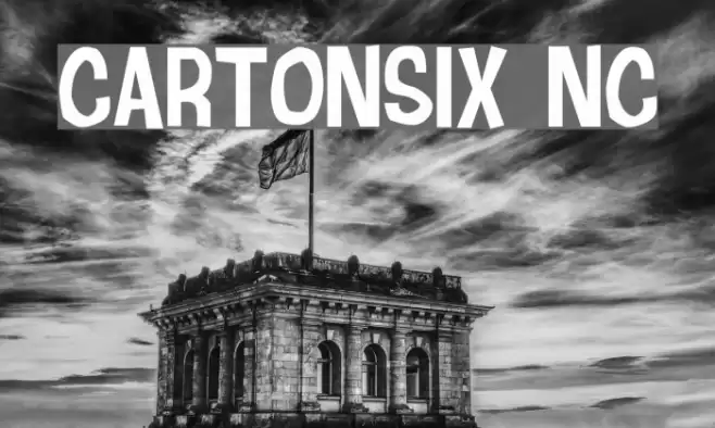 Cartonsix NC Font examples