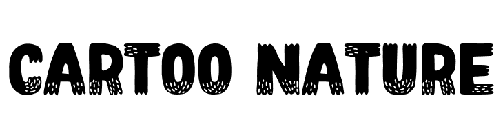 Cartoo Nature  フリーフォントのダウンロード