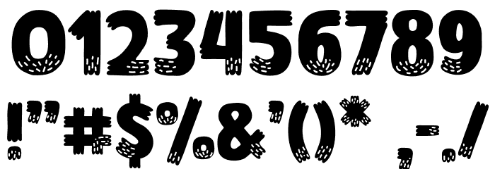 Cartoo Nature Font OTHER CHARS