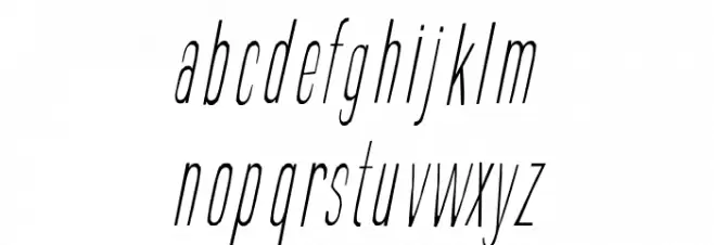 Cartoon 2 Movies Italic Font LOWERCASE