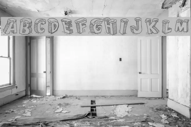 Cartoon Blocks Christmas SC Font examples