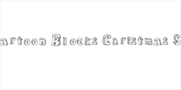 Cartoon Blocks Christmas SC Logo