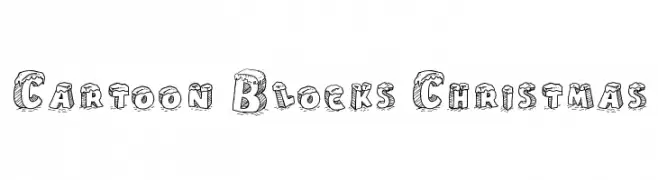 Cartoon Blocks Christmas  baixar fontes gratis