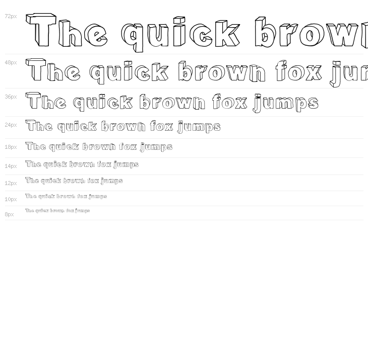 Cartoon Blocks Waterfall