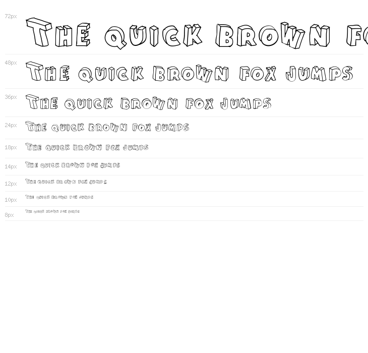 Cartoon Blocks Waterfall