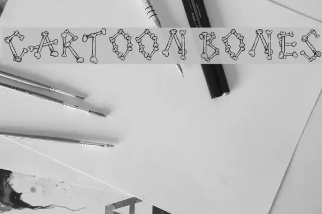 Cartoon Bones Fuentes examples