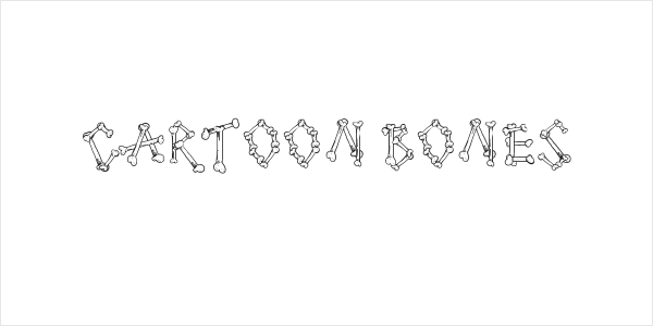 Cartoon Bones Logo