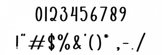 Cartoon Box Font OTHER CHARS