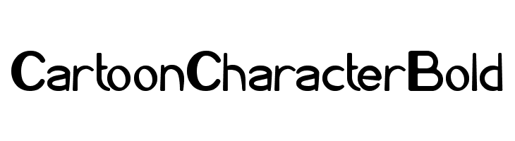 Cartoon Character Bold  les polices de caractères gratuit tlcharger