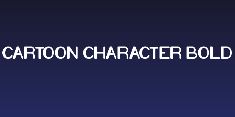 Cartoon Character Bold Social Header