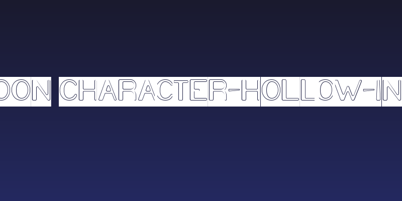 Cartoon Character-Hollow-Invers Social Header